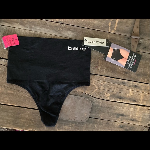 bebe Intimates & Sleepwear Nwt Firm Control Top Thong By Bebe